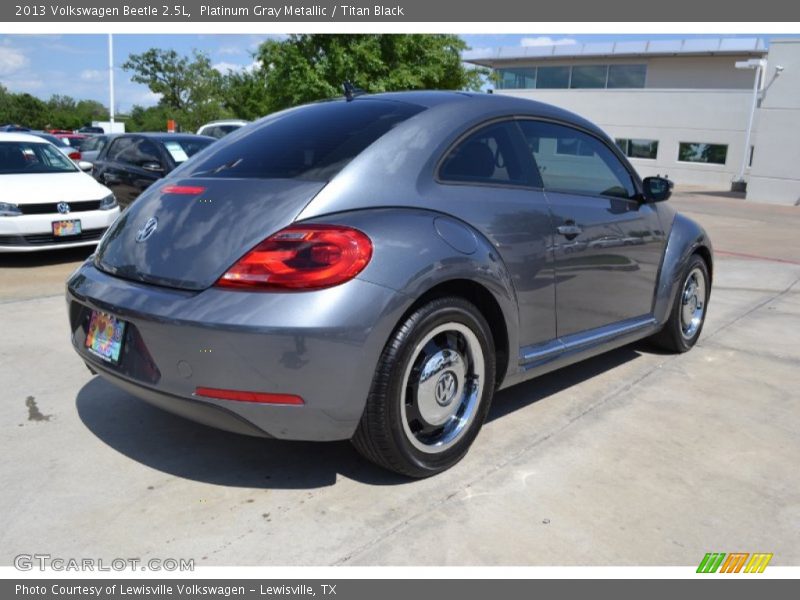 Platinum Gray Metallic / Titan Black 2013 Volkswagen Beetle 2.5L