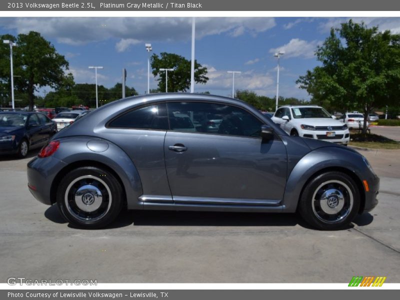 Platinum Gray Metallic / Titan Black 2013 Volkswagen Beetle 2.5L