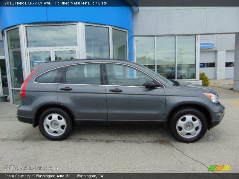 Polished Metal Metallic / Black 2011 Honda CR-V LX 4WD