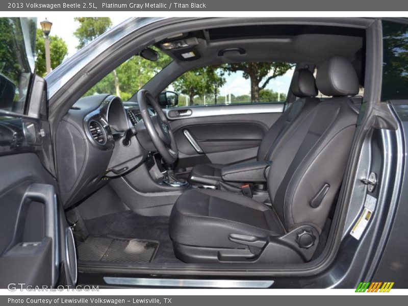 Platinum Gray Metallic / Titan Black 2013 Volkswagen Beetle 2.5L