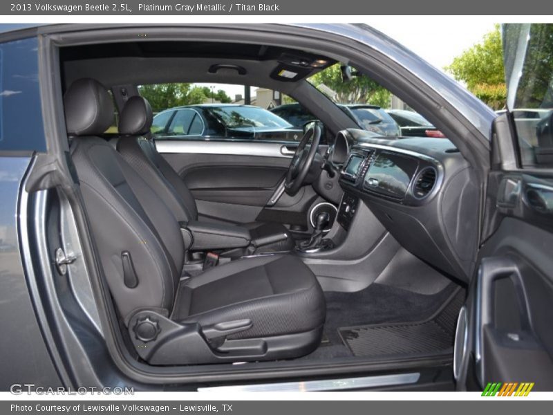 Platinum Gray Metallic / Titan Black 2013 Volkswagen Beetle 2.5L