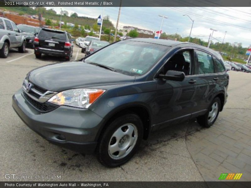 Polished Metal Metallic / Black 2011 Honda CR-V LX 4WD