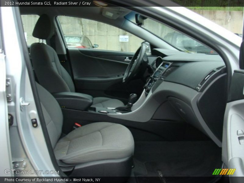 Radiant Silver / Gray 2012 Hyundai Sonata GLS