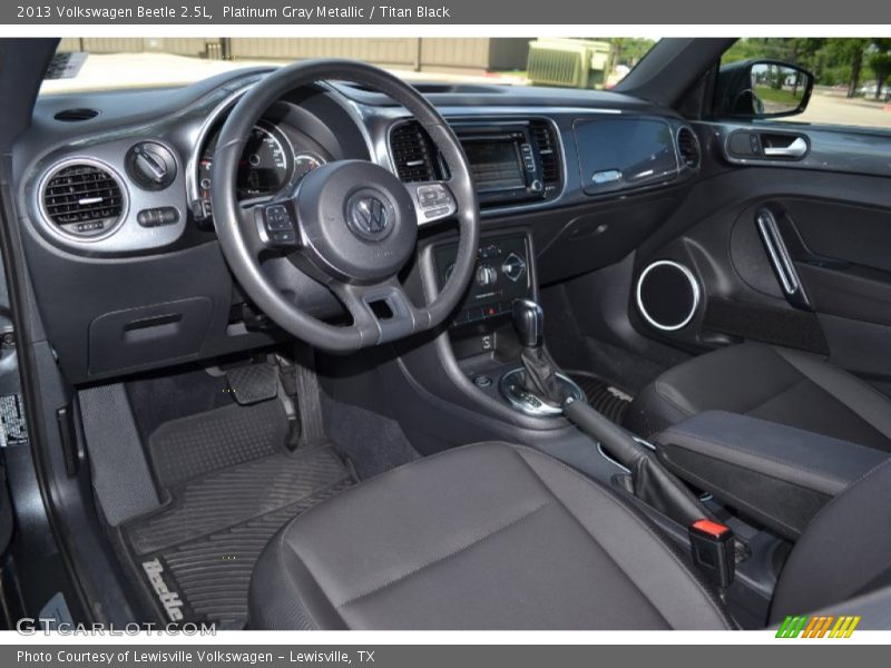 Platinum Gray Metallic / Titan Black 2013 Volkswagen Beetle 2.5L