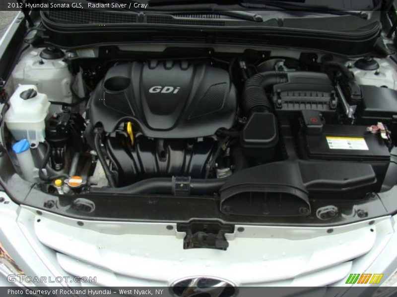 Radiant Silver / Gray 2012 Hyundai Sonata GLS