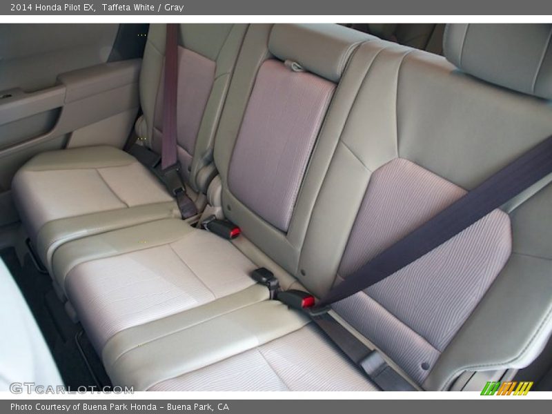 Taffeta White / Gray 2014 Honda Pilot EX