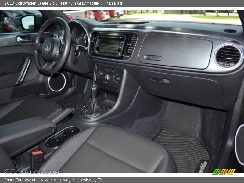 Platinum Gray Metallic / Titan Black 2013 Volkswagen Beetle 2.5L