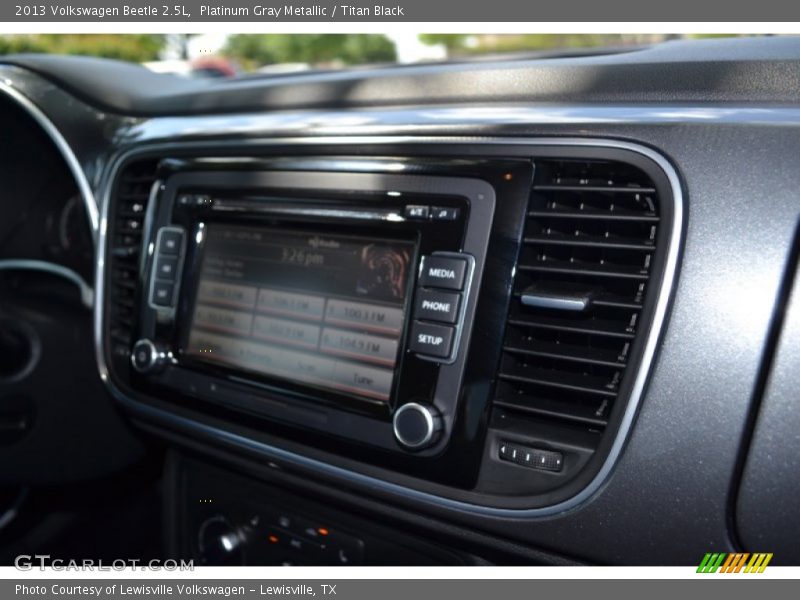 Platinum Gray Metallic / Titan Black 2013 Volkswagen Beetle 2.5L