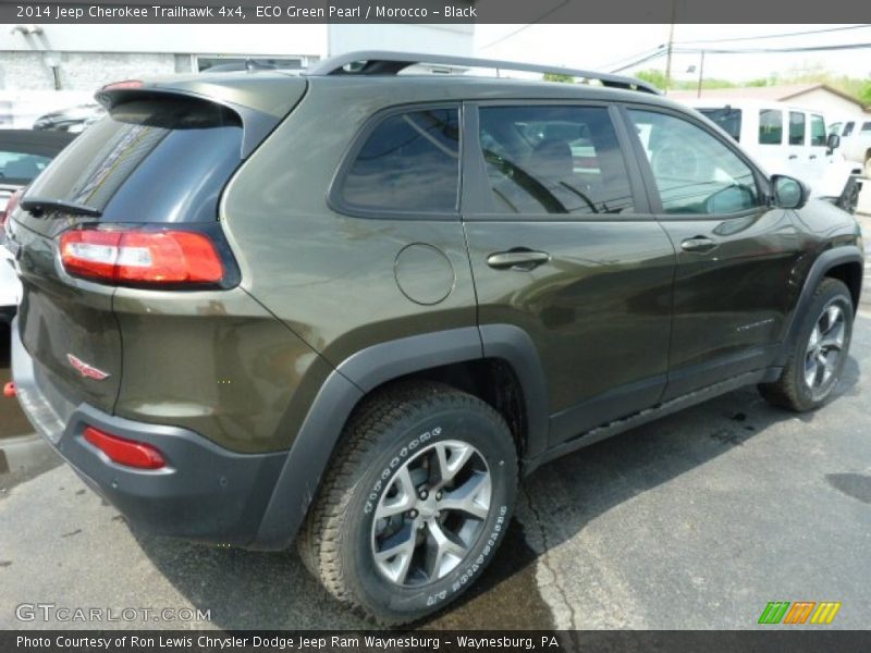 ECO Green Pearl / Morocco - Black 2014 Jeep Cherokee Trailhawk 4x4