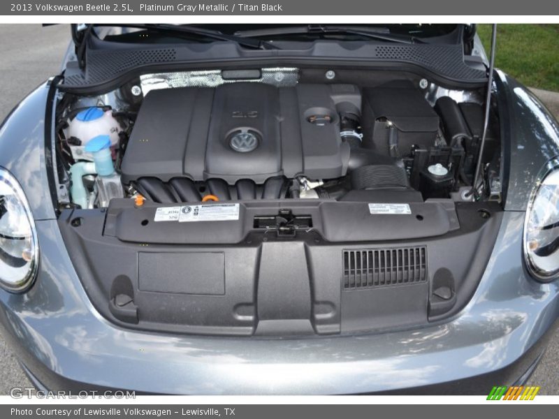 Platinum Gray Metallic / Titan Black 2013 Volkswagen Beetle 2.5L