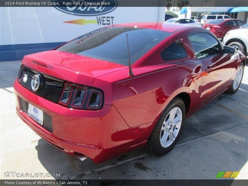 Ruby Red / Charcoal Black 2014 Ford Mustang V6 Coupe