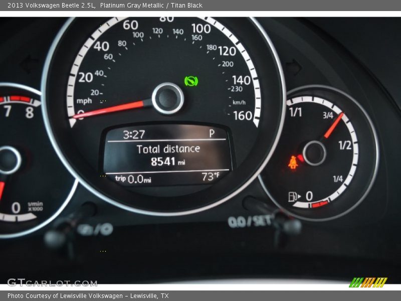 Platinum Gray Metallic / Titan Black 2013 Volkswagen Beetle 2.5L