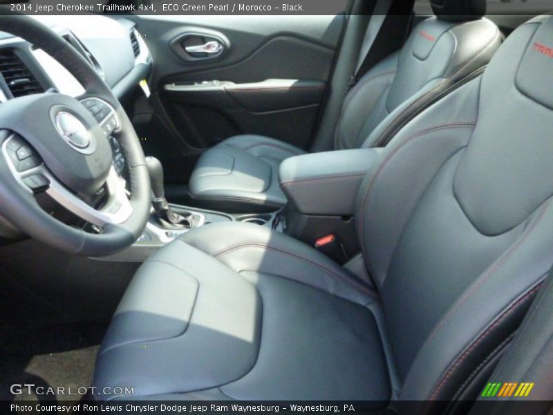 ECO Green Pearl / Morocco - Black 2014 Jeep Cherokee Trailhawk 4x4