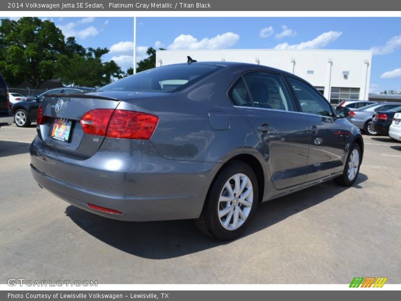 Platinum Gray Metallic / Titan Black 2014 Volkswagen Jetta SE Sedan