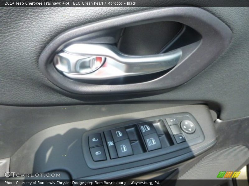 ECO Green Pearl / Morocco - Black 2014 Jeep Cherokee Trailhawk 4x4