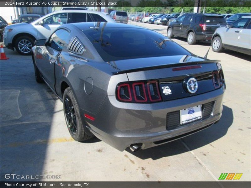Sterling Gray / Charcoal Black 2014 Ford Mustang V6 Coupe