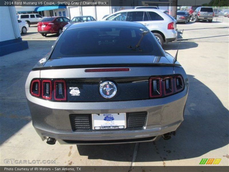 Sterling Gray / Charcoal Black 2014 Ford Mustang V6 Coupe