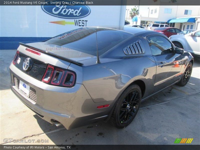 Sterling Gray / Charcoal Black 2014 Ford Mustang V6 Coupe
