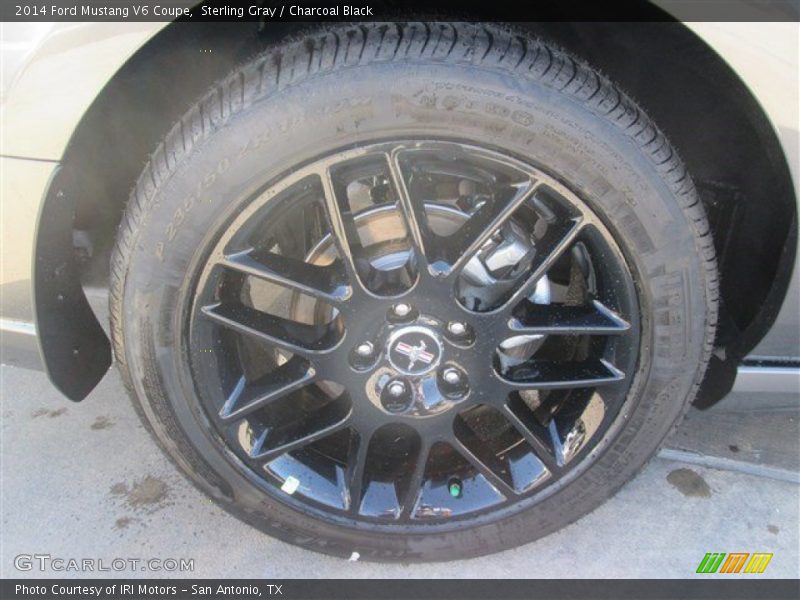 Sterling Gray / Charcoal Black 2014 Ford Mustang V6 Coupe