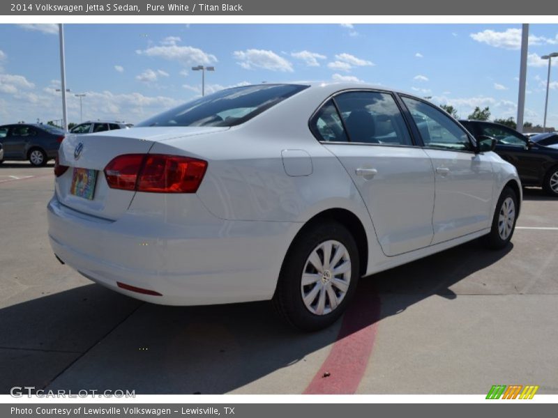 Pure White / Titan Black 2014 Volkswagen Jetta S Sedan