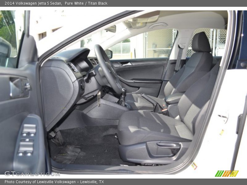 Pure White / Titan Black 2014 Volkswagen Jetta S Sedan