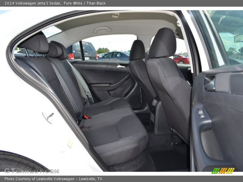 Pure White / Titan Black 2014 Volkswagen Jetta S Sedan