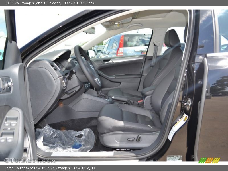 Black / Titan Black 2014 Volkswagen Jetta TDI Sedan