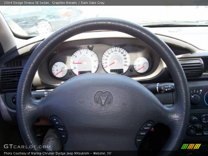 Graphite Metallic / Dark Slate Gray 2004 Dodge Stratus SE Sedan