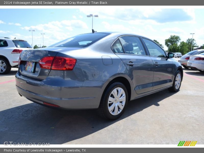 Platinum Gray Metallic / Titan Black 2014 Volkswagen Jetta SE Sedan