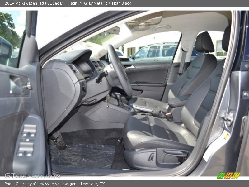 Platinum Gray Metallic / Titan Black 2014 Volkswagen Jetta SE Sedan