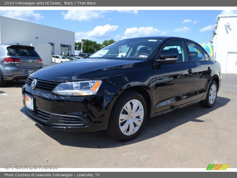 Black / Titan Black 2014 Volkswagen Jetta SE Sedan