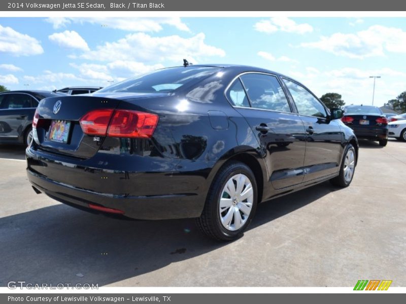 Black / Titan Black 2014 Volkswagen Jetta SE Sedan