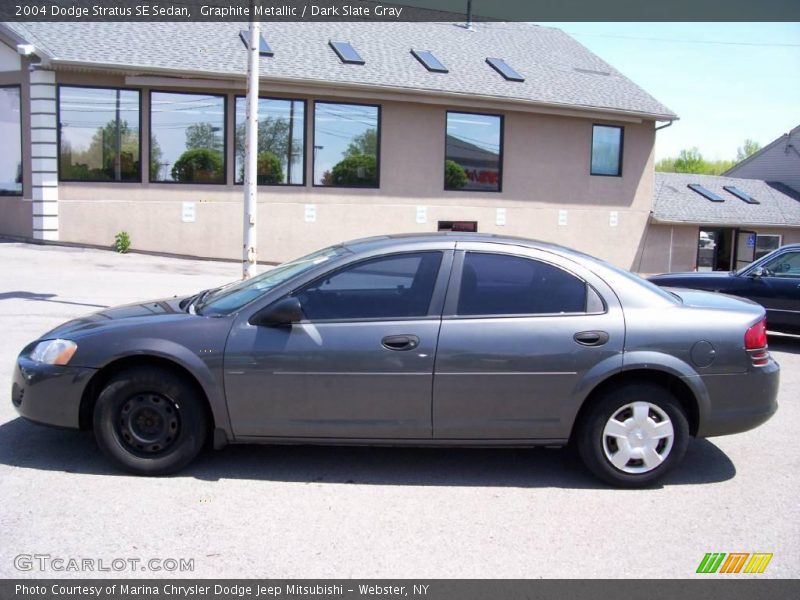 Graphite Metallic / Dark Slate Gray 2004 Dodge Stratus SE Sedan