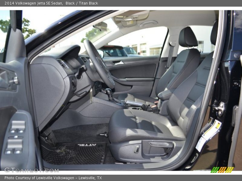 Black / Titan Black 2014 Volkswagen Jetta SE Sedan