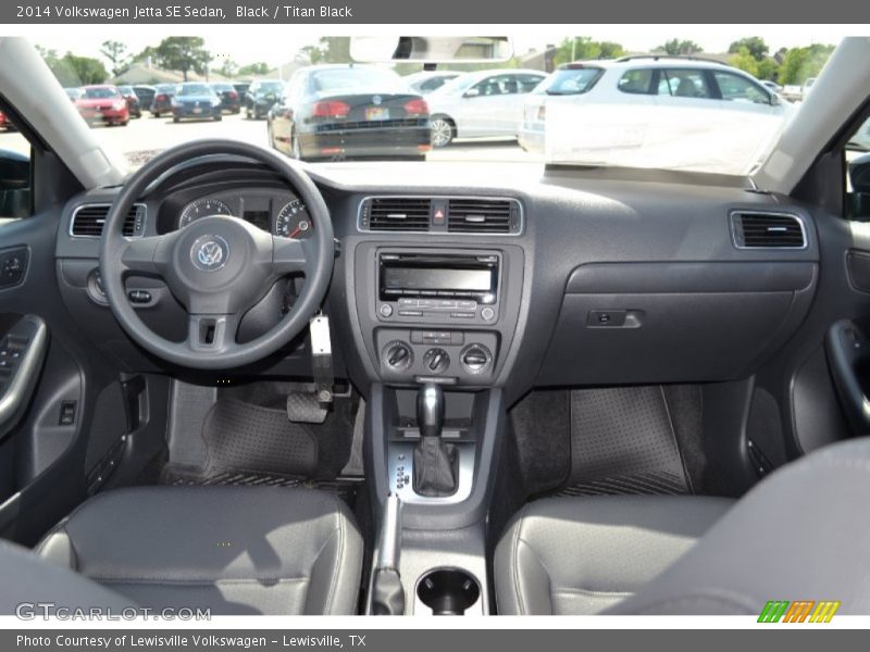 Black / Titan Black 2014 Volkswagen Jetta SE Sedan