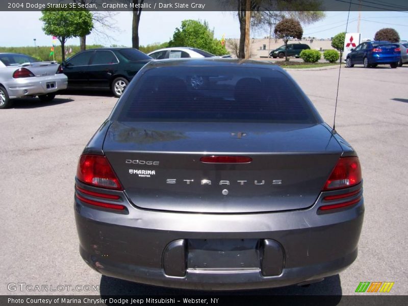 Graphite Metallic / Dark Slate Gray 2004 Dodge Stratus SE Sedan