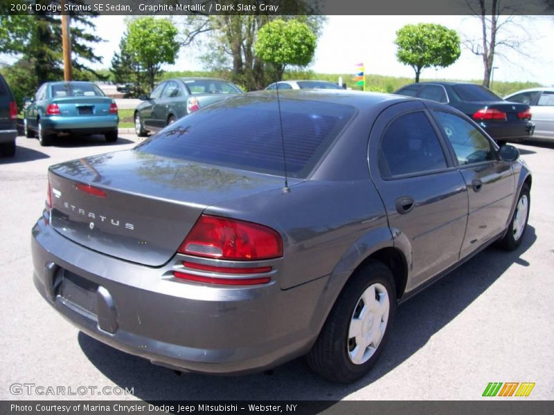 Graphite Metallic / Dark Slate Gray 2004 Dodge Stratus SE Sedan