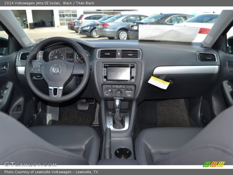 Black / Titan Black 2014 Volkswagen Jetta SE Sedan