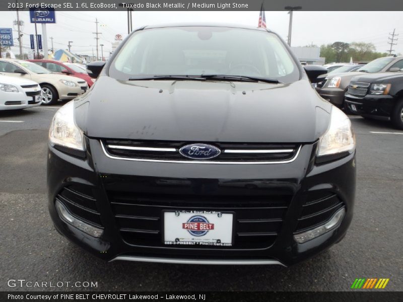 Tuxedo Black Metallic / Medium Light Stone 2013 Ford Escape SEL 1.6L EcoBoost
