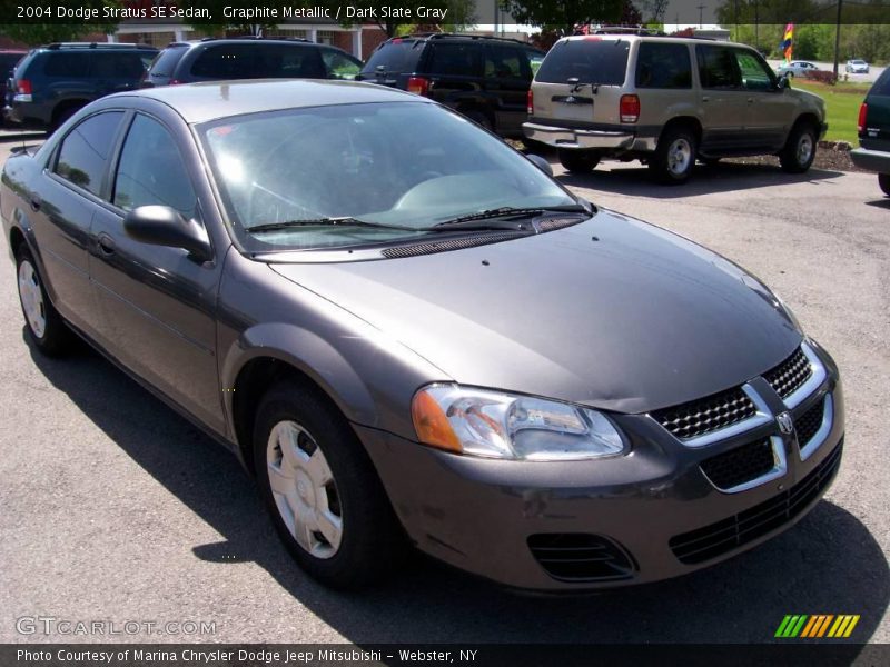 Graphite Metallic / Dark Slate Gray 2004 Dodge Stratus SE Sedan