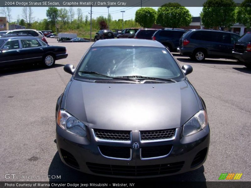 Graphite Metallic / Dark Slate Gray 2004 Dodge Stratus SE Sedan