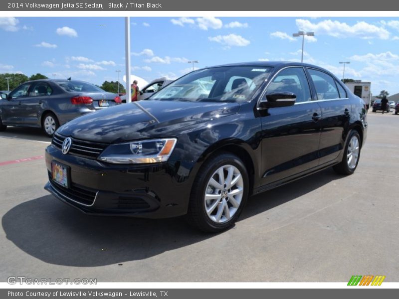 Black / Titan Black 2014 Volkswagen Jetta SE Sedan