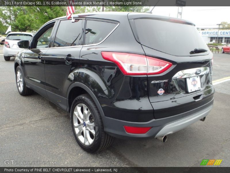 Tuxedo Black Metallic / Medium Light Stone 2013 Ford Escape SEL 1.6L EcoBoost