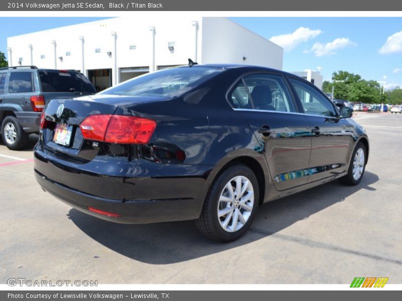 Black / Titan Black 2014 Volkswagen Jetta SE Sedan