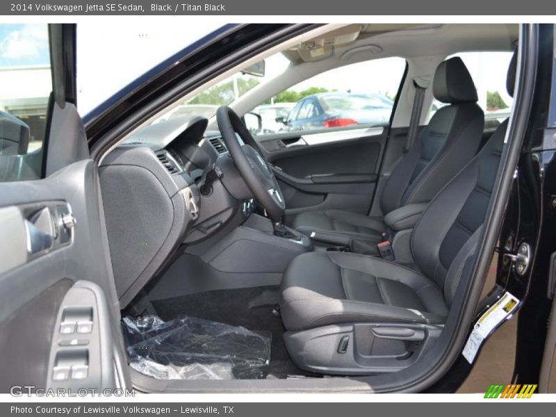 Black / Titan Black 2014 Volkswagen Jetta SE Sedan