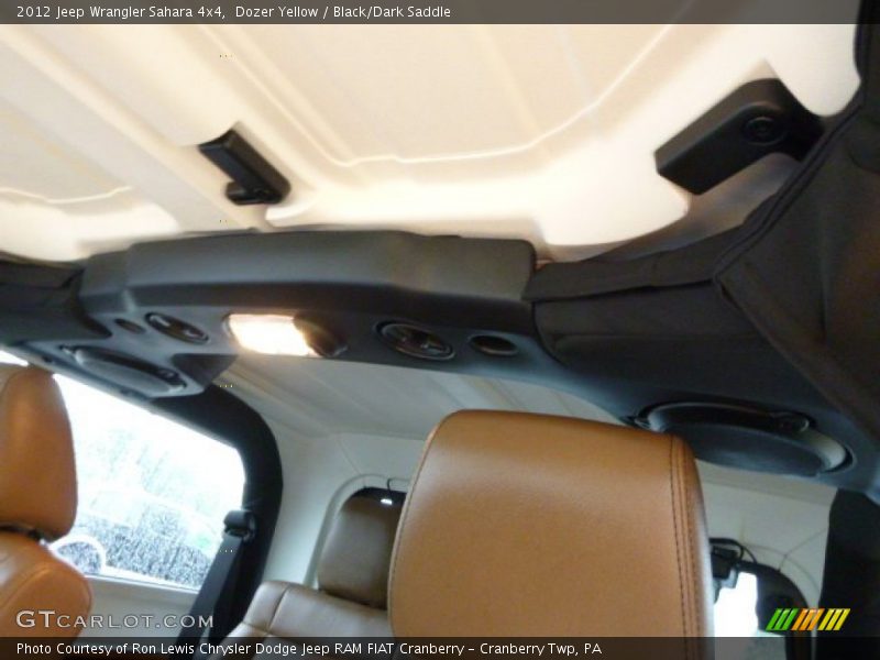 Dozer Yellow / Black/Dark Saddle 2012 Jeep Wrangler Sahara 4x4