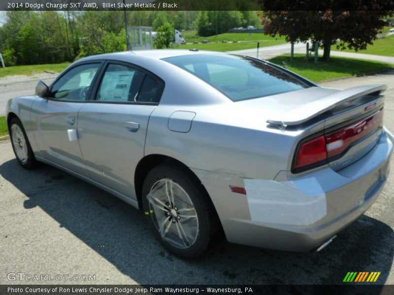 Billet Silver Metallic / Black 2014 Dodge Charger SXT AWD