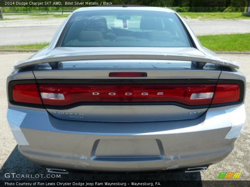 Billet Silver Metallic / Black 2014 Dodge Charger SXT AWD