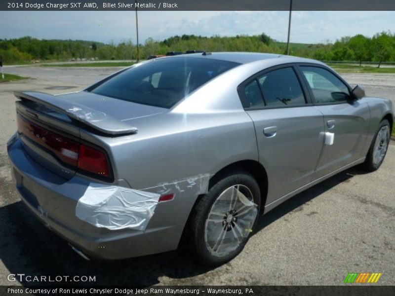 Billet Silver Metallic / Black 2014 Dodge Charger SXT AWD