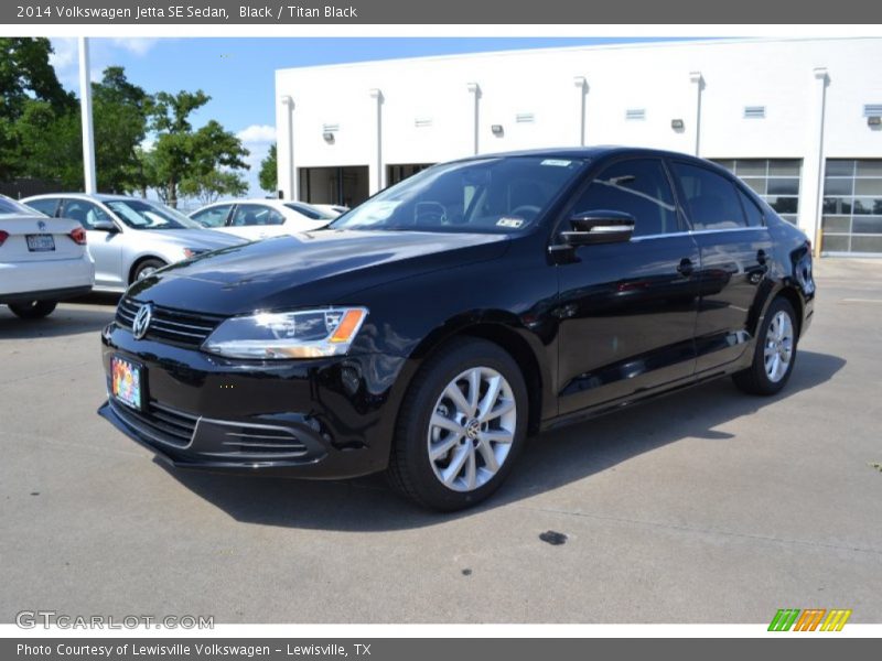 Black / Titan Black 2014 Volkswagen Jetta SE Sedan